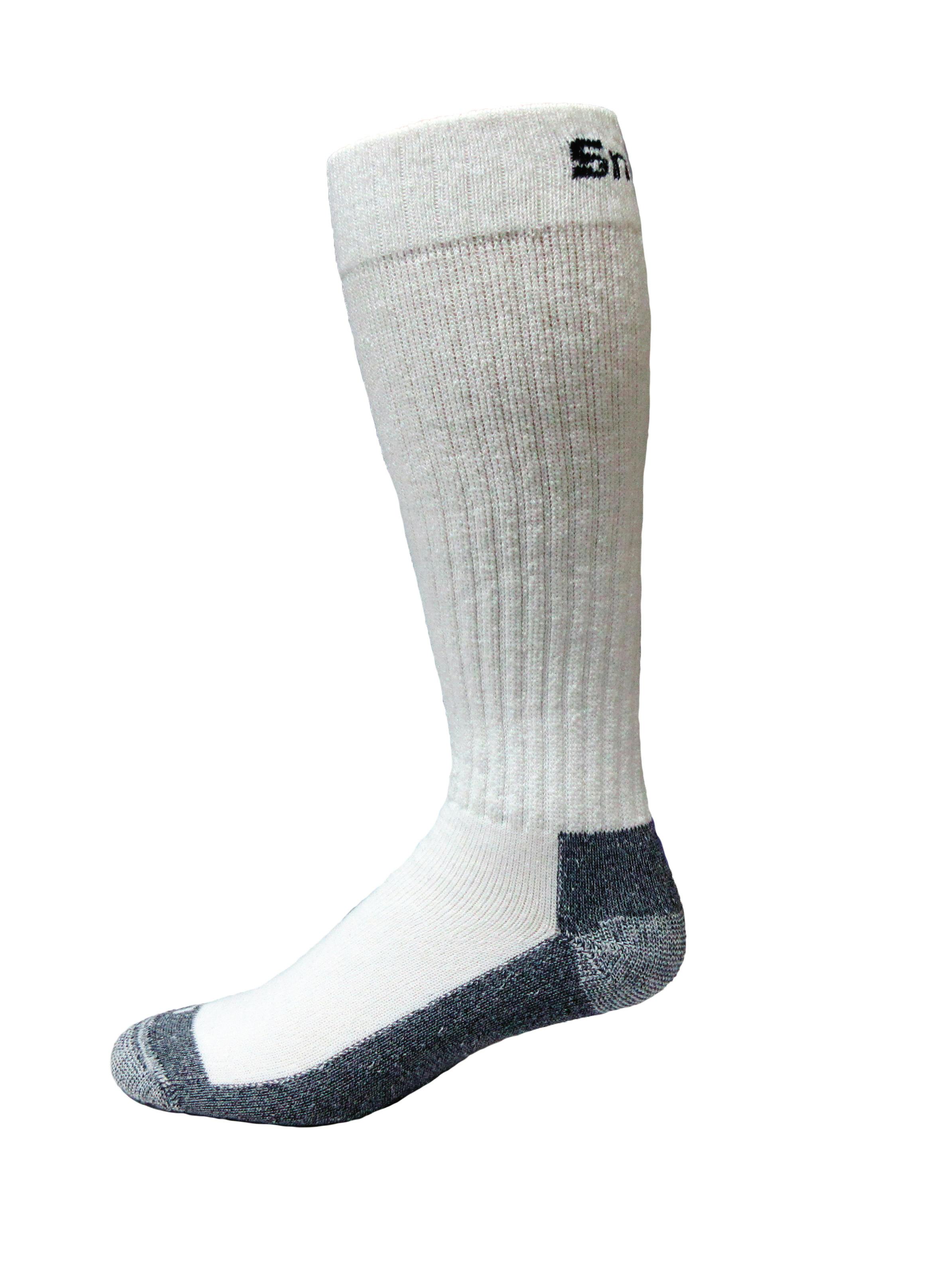 Size Large XL New Snap On Official Licensed Product 1 Pair White Crew Socks 