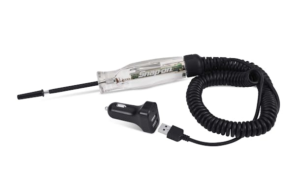 12 V Digital Display Circuit Tester with USB Plug - Snap-on
