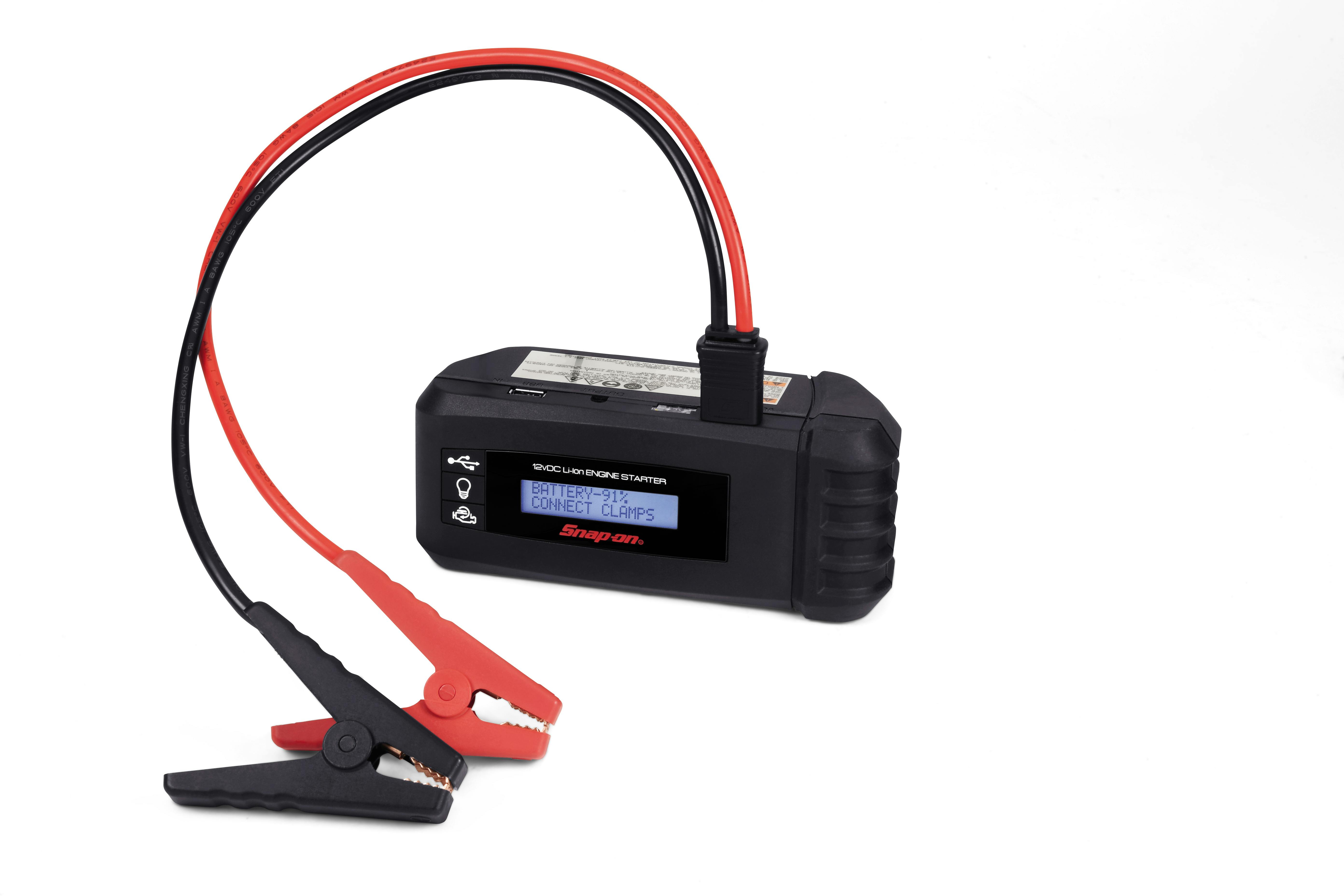 12 V Lithium-ion Compact Engine Starter/USB Charger and