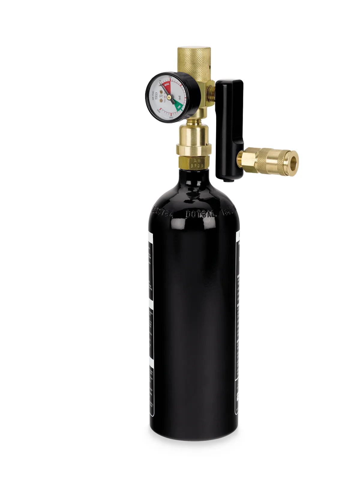 EMPTY 20OZ C02 BOTTLE REGULTOR
