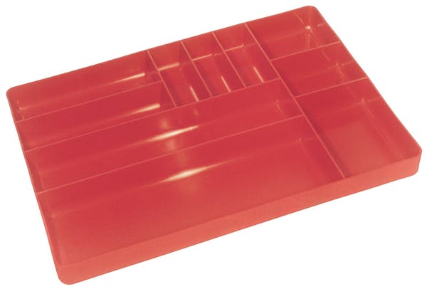10-Compartment Organizer Tray (Red), OTD11210