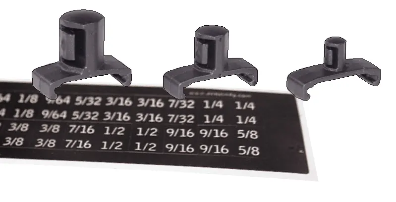 15PK 1/4IN TWIST LK SKT CLIPS