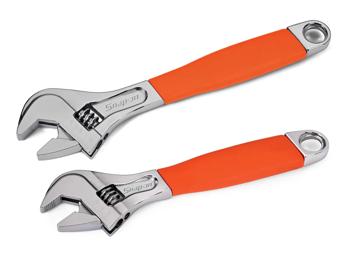 2 PC ADJ WRENCH SET FDP ORANGE