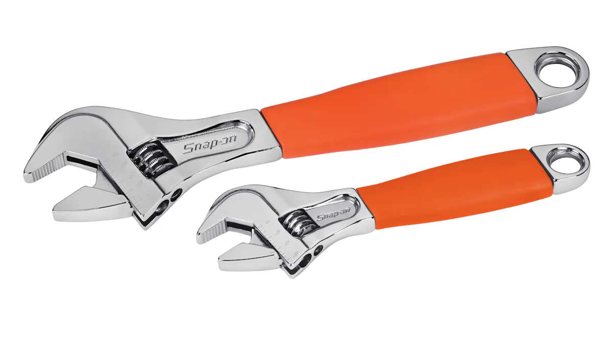 2 PC ADJ WRENCH SET FDP ORANGE