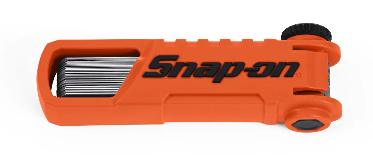 25 pc Step Ground Feeler Gauge Blade Set (Orange) | FBSG325ORG