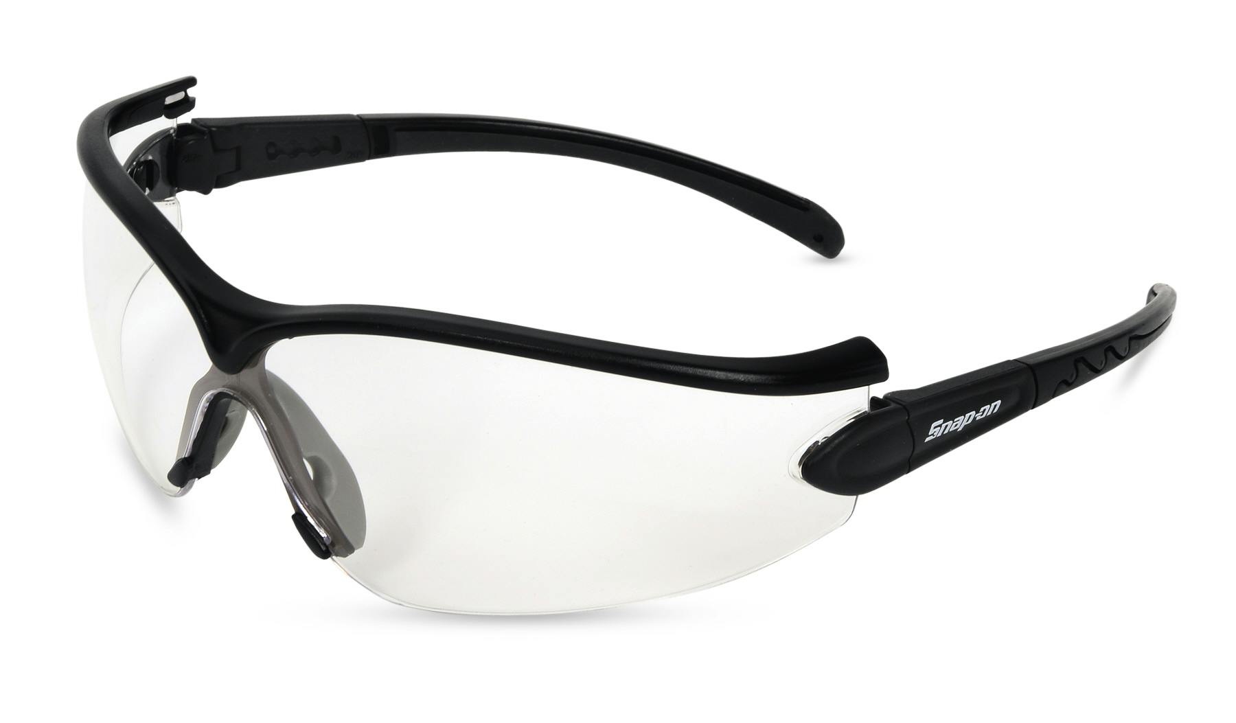 Safety Glasses (Black Frame/Clear Lens)