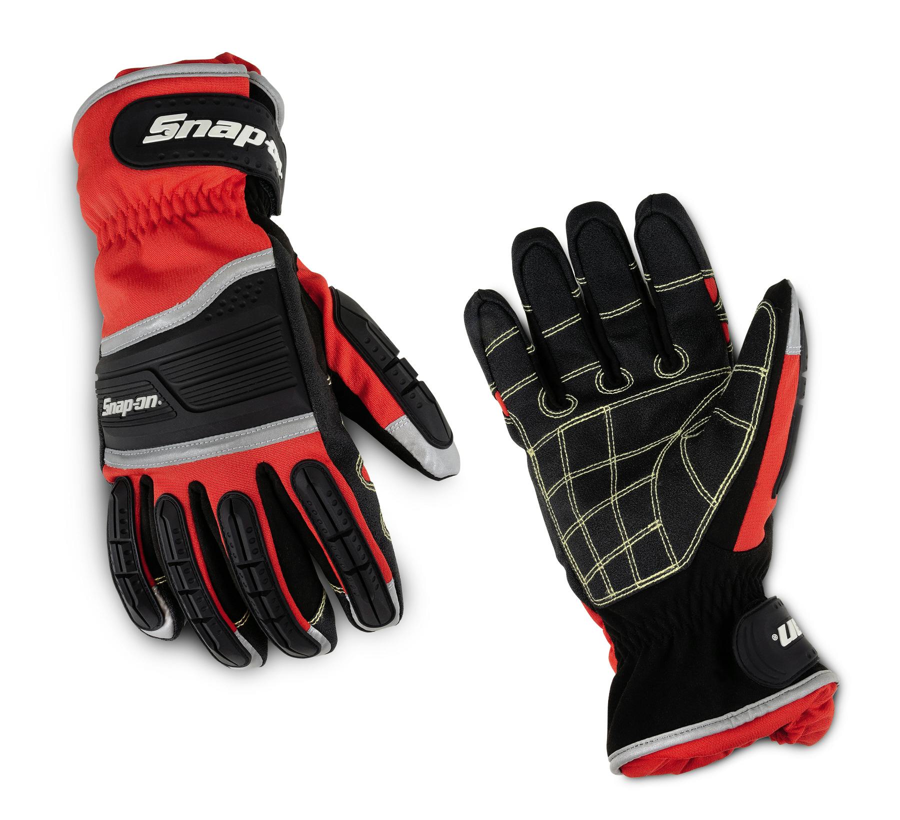 snap on winter gloves