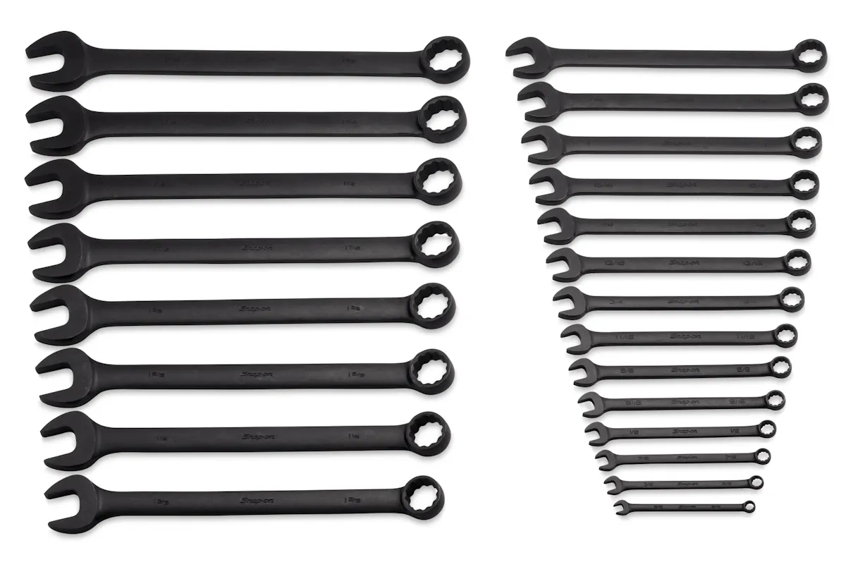 7 pc 12-Point SAE Flank Drive® Long Combination Wrench Set (3/8–3 