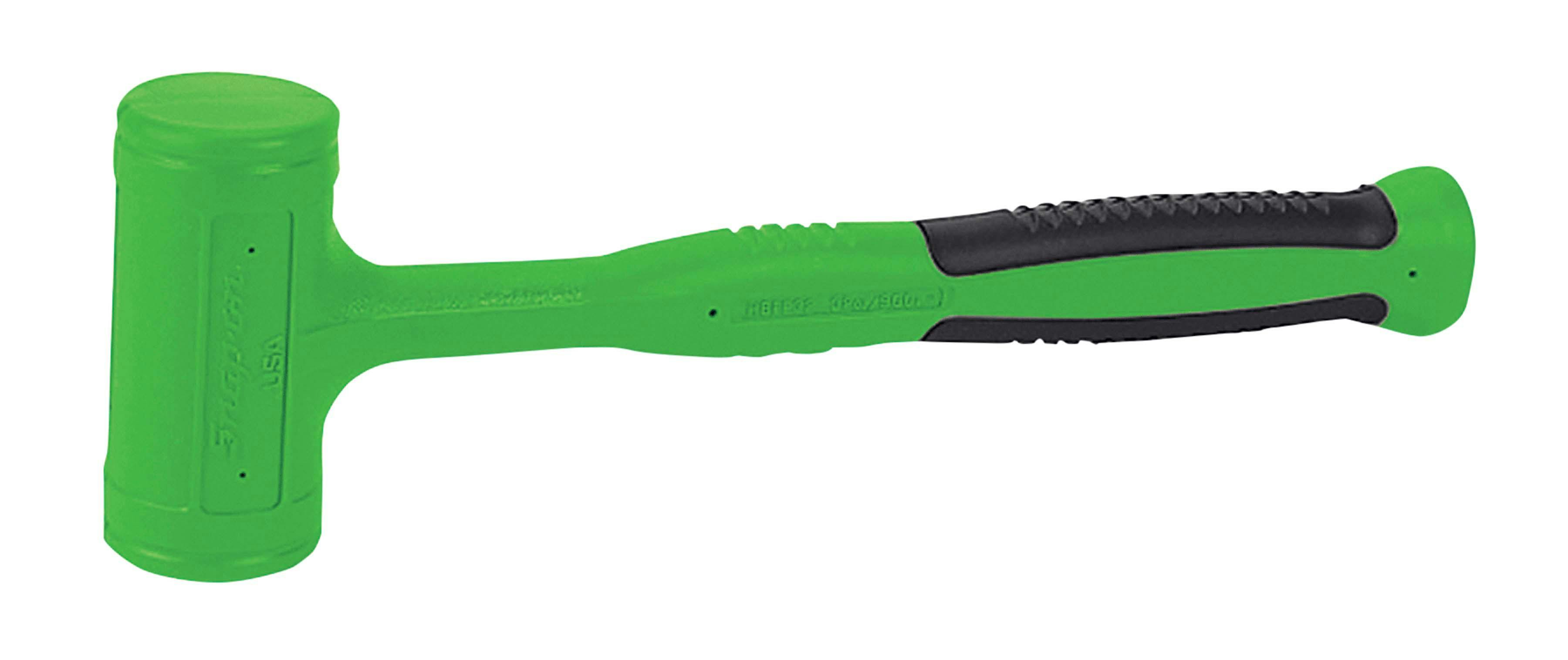 32 oz Soft Grip Dead Blow Hammer (Green)