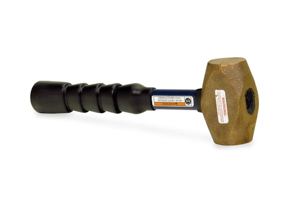 4 lb Brass Fiberglass Hammer (Blue-Point®), HBR4