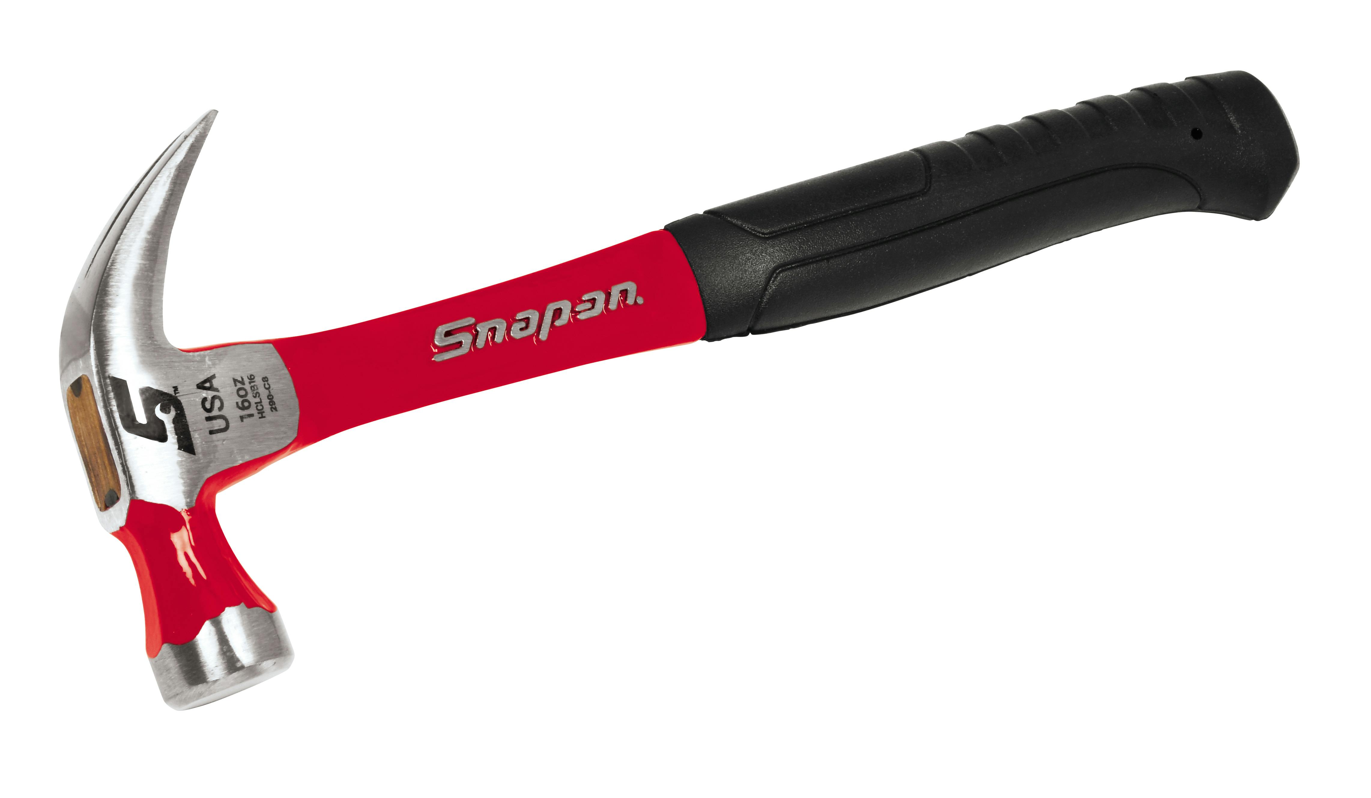 16 oz Claw Hammer (Red/Black) HCLSB16 Snap-on Store