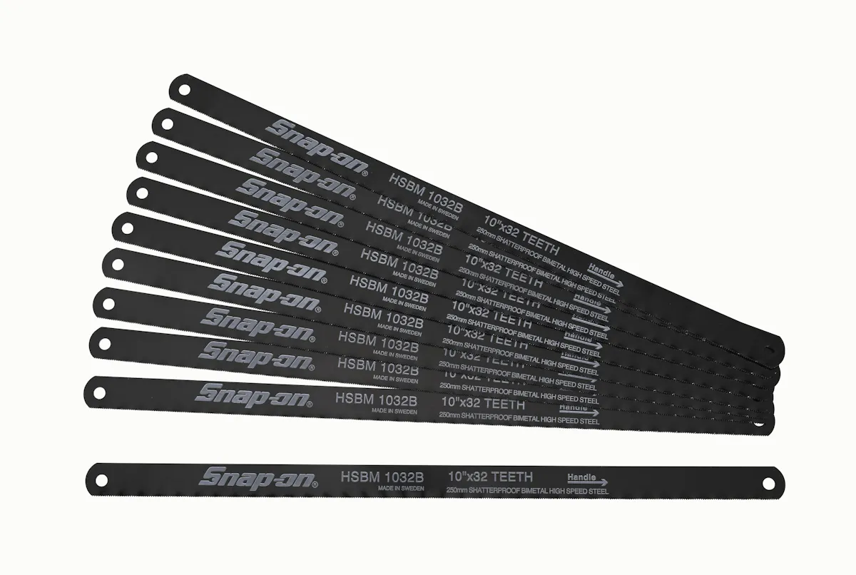 WennoW 12-Piece 12" High Speed 24 TPI Hacksaw Blades Set - Model 05755