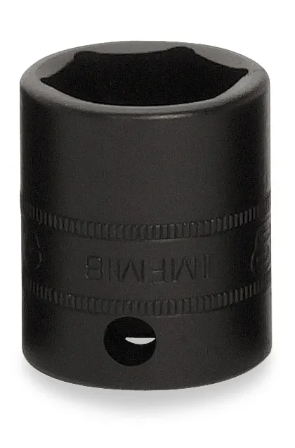 3/8DR 6PT 18MM SHL IMP SKT