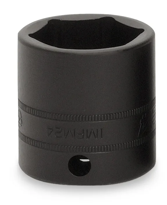 3/8DR 6PT 24MM SHL IMP SKT