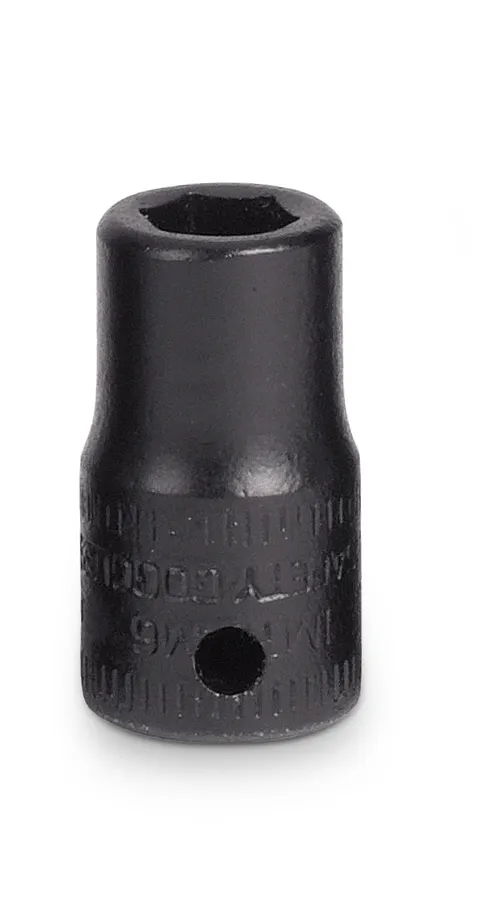 1/4DR 6PT 6MM SHL IMP SKT