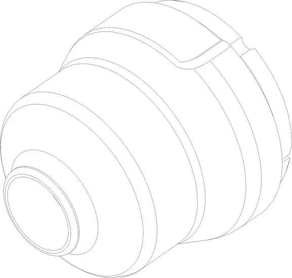 NOSEPIECE ASSY ALUM TEX PAINT