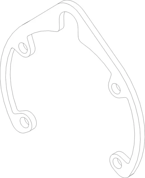 TETHER PLATE BLACK OXIDE