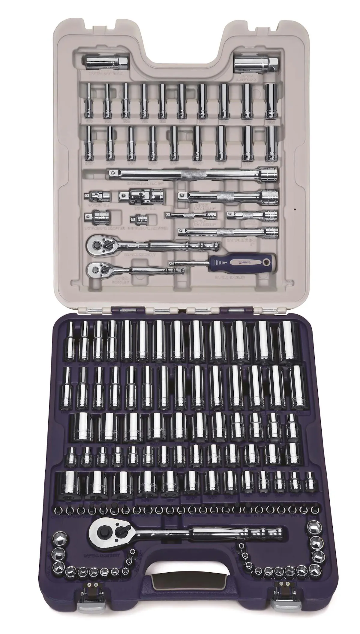 146 PC 1/4 3/8 1/2DR SAE AND M