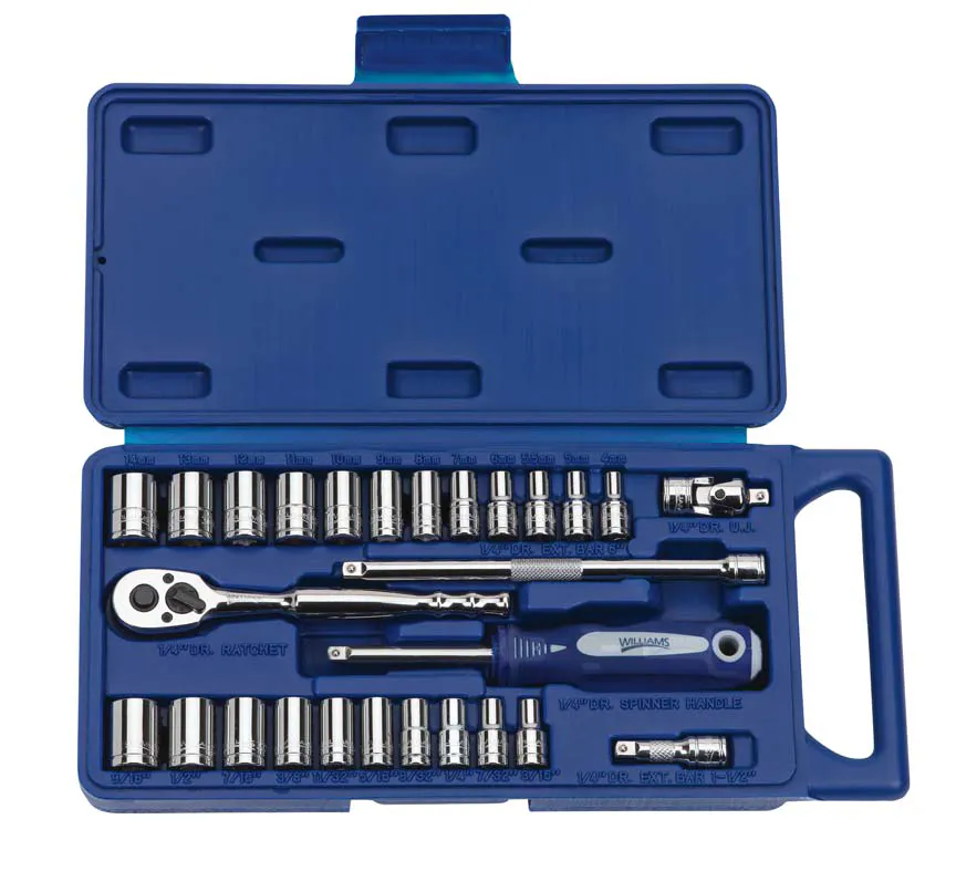 27PC 1/4DR 12PT COMPACT SET