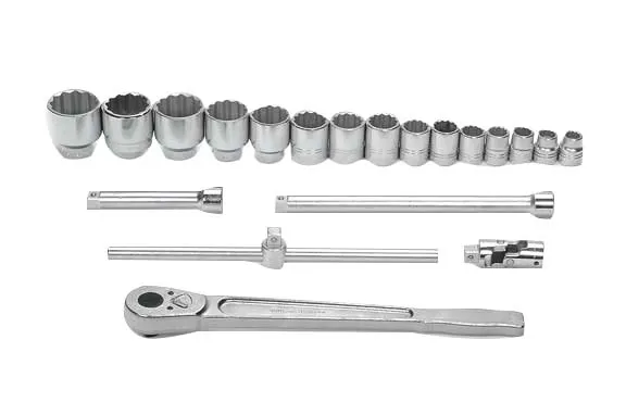 3/4 DR SKT/TOOL SET 12-PT 20-P