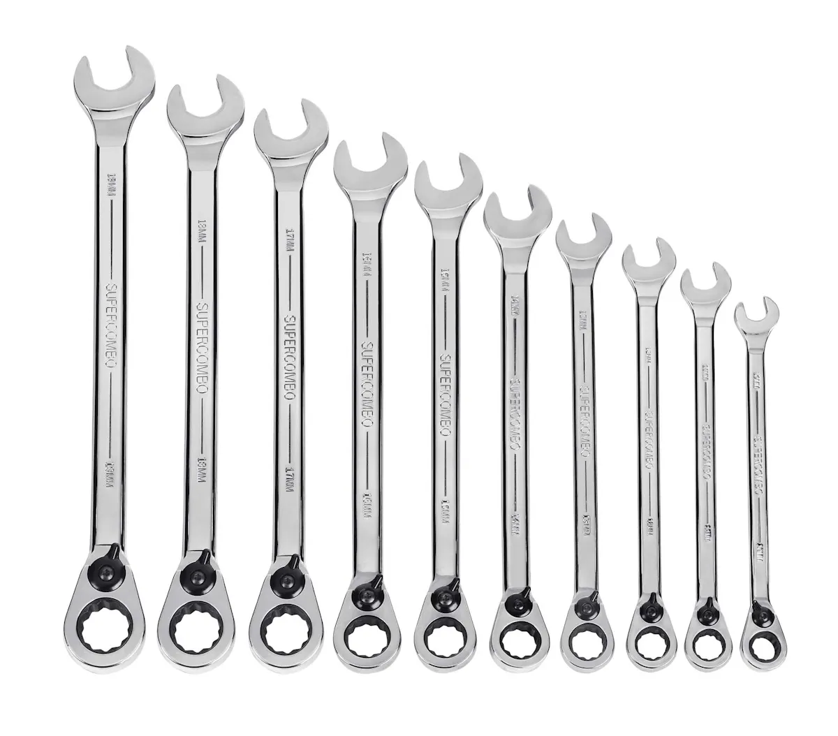 10PC REV RAT WR SET 10MM-19MM