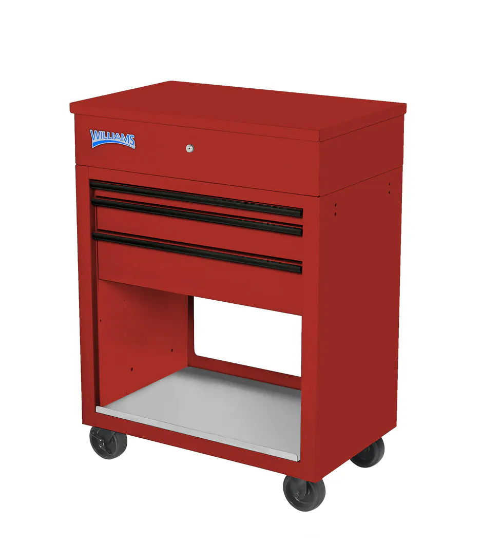 32IN 3 DRW CART RED