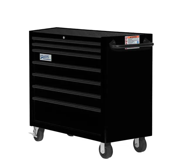40IN 7 DRW ROLL CAB BLACK