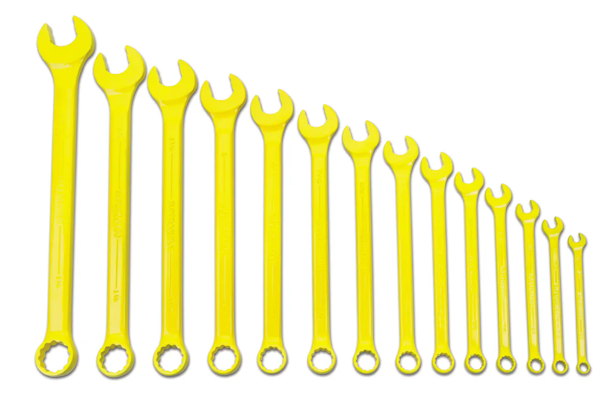 SC WRENCH SET YELLOW 14PC
