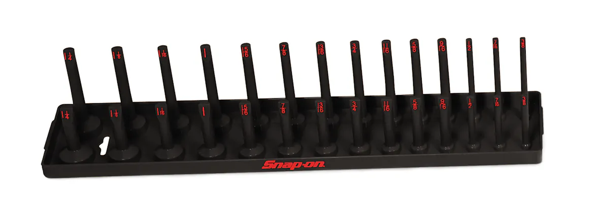 BLK TRAY, RED PRNT 1/2 SAE SKT