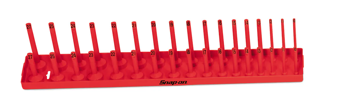 RED TRAY, BLK PRNT 1/2 MET SKT