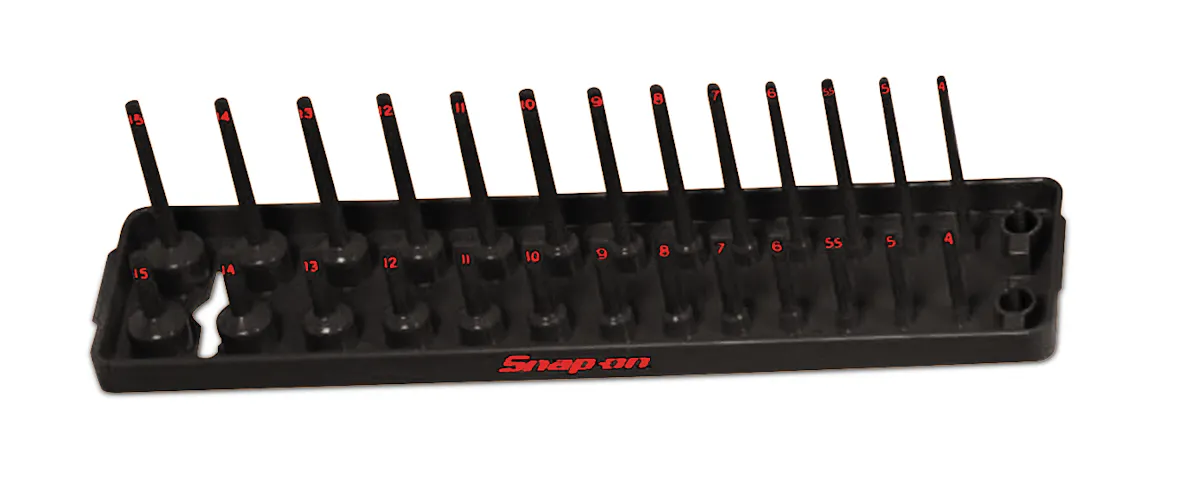BLK TRAY, RED PRNT 1/4 MET SKT