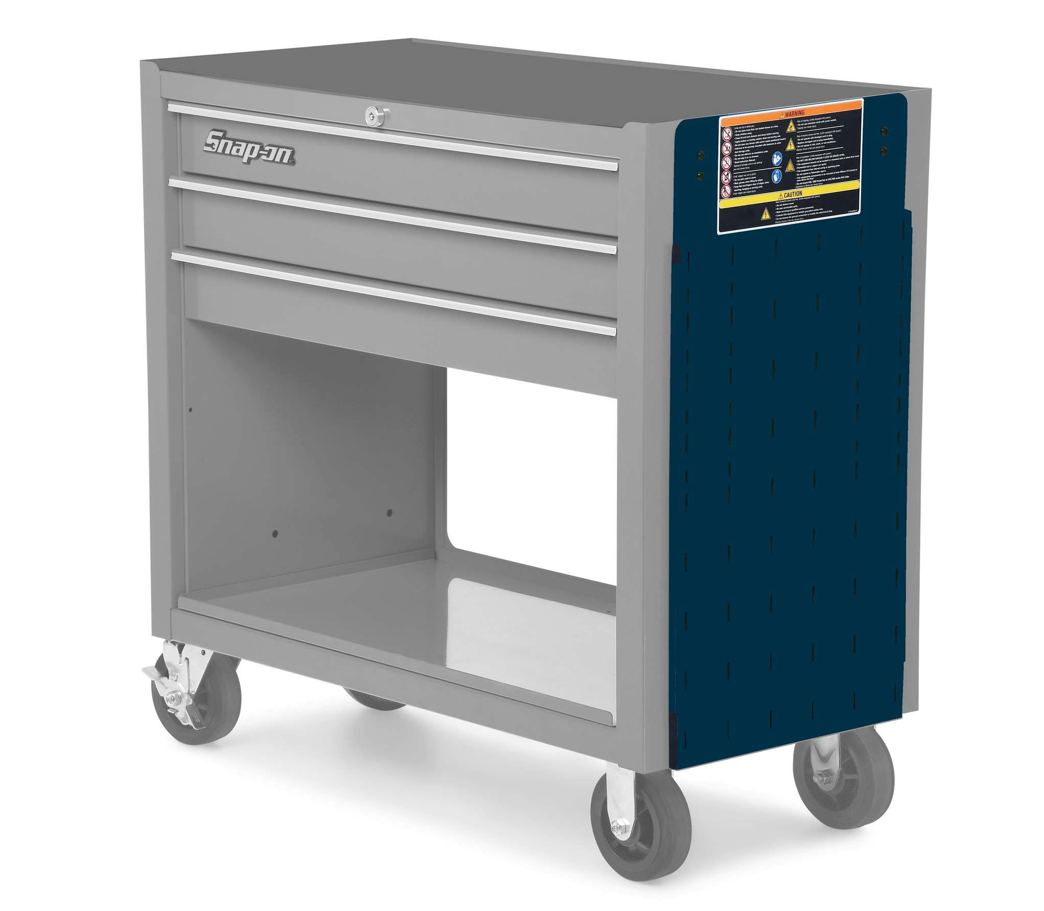 Slotted Panel for KRSC242, KRA24xx, KCP24xx (Gloss Black) - Snap