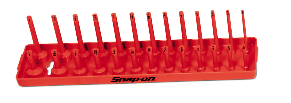 RED TRAY, BLK PRNT 3/8 SAE SKT
