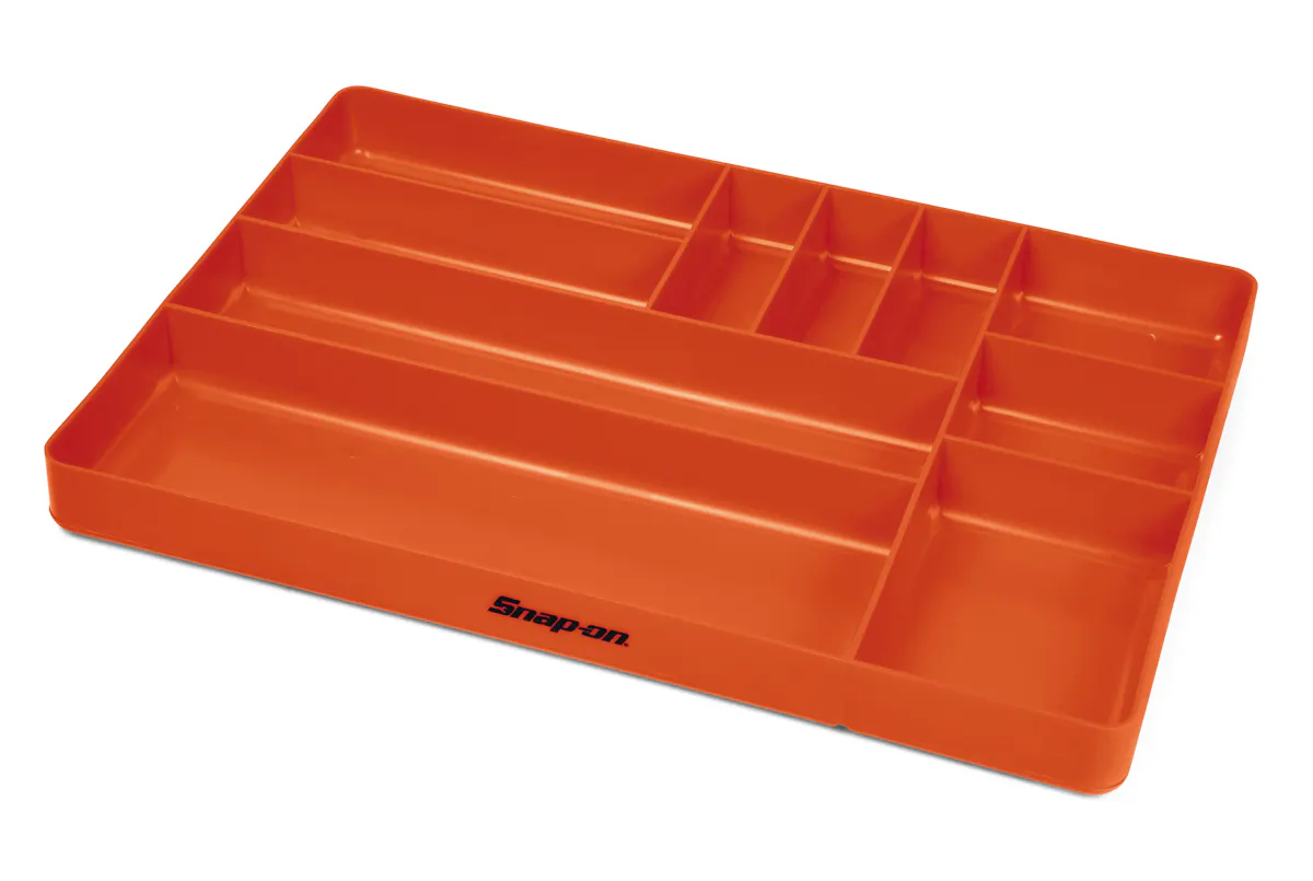 10 COMPT ORG TRAY 16X10 ORANGE