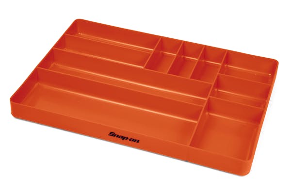 10 Compartment Drawer Organizer Tray (16 x 10) (Orange