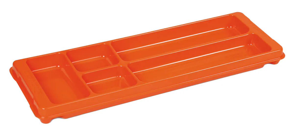 21X7IN MAGNET PARTS TRAY ORNGE