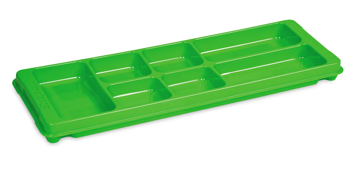 21X7IN MAGNET PARTS TRAY GREEN