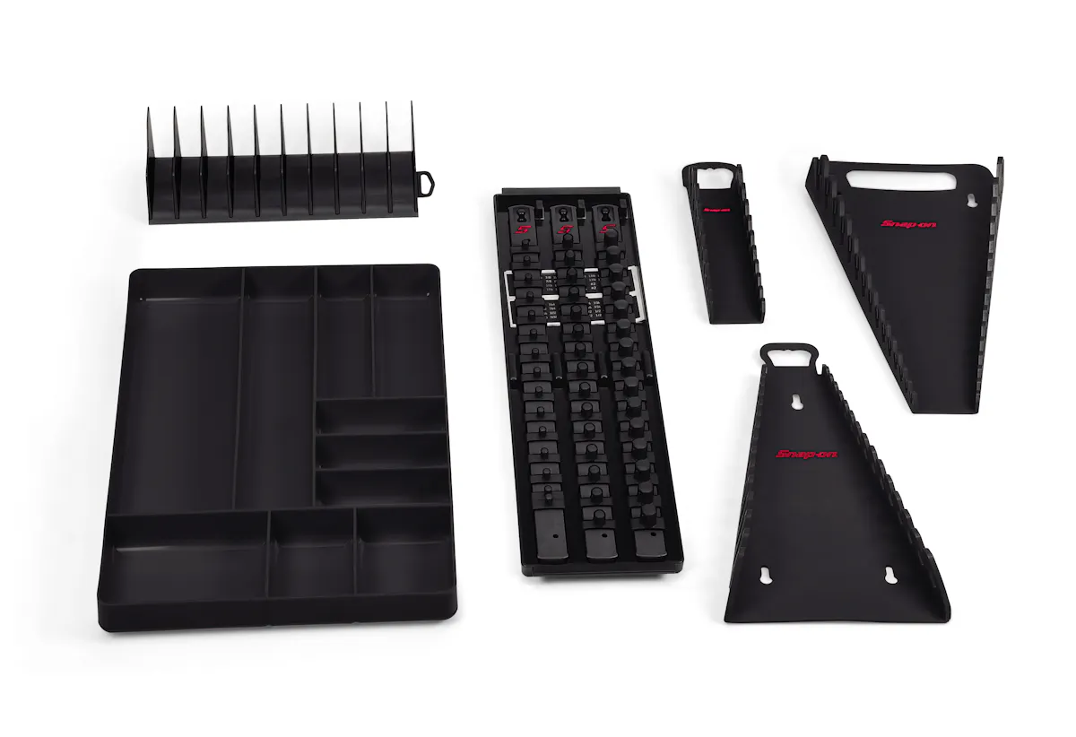 BLACK 6 RACKS WR PLIER SKT TRA
