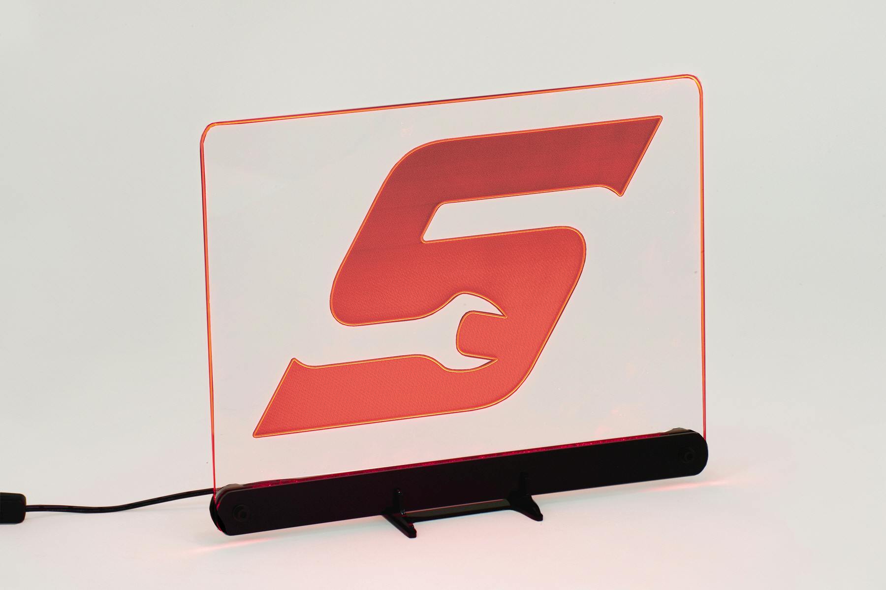 LED Snap-on® Logo Display Panel Light (Red) - Snap-on Industrial