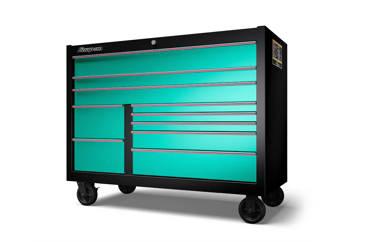 ROLL CAB BLK-TEAL/PINK