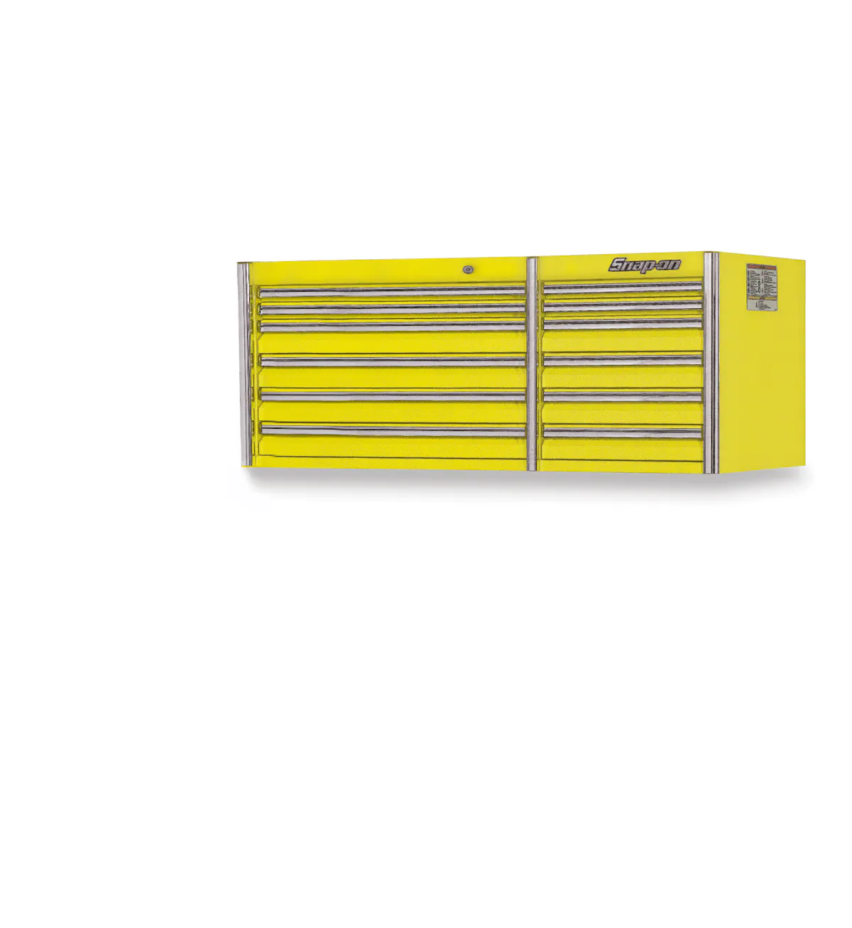 TOP SECTN NO LID 60IN YELLOW