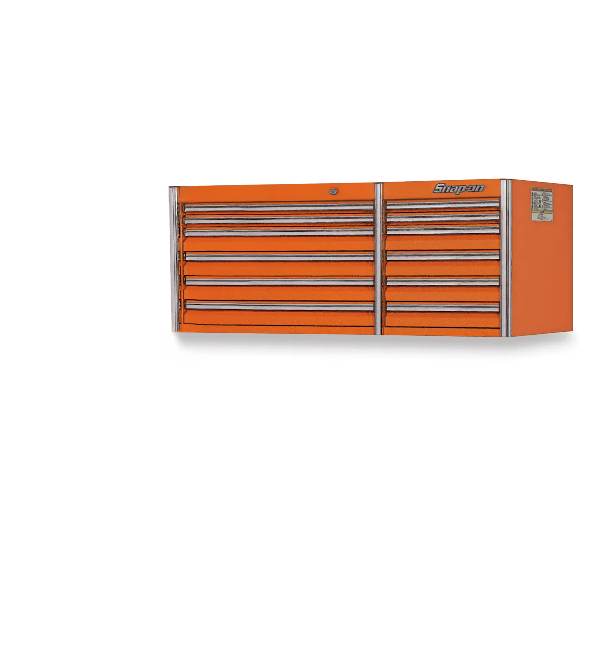 TOP SECTN NO LID 60IN ELC ORNG