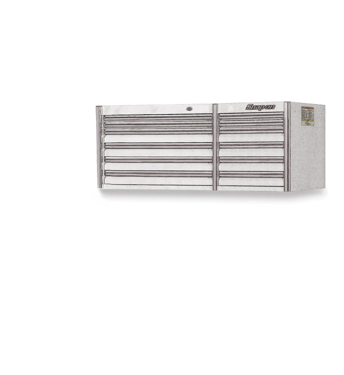 TOP SECTN NO LID 60IN WHITE