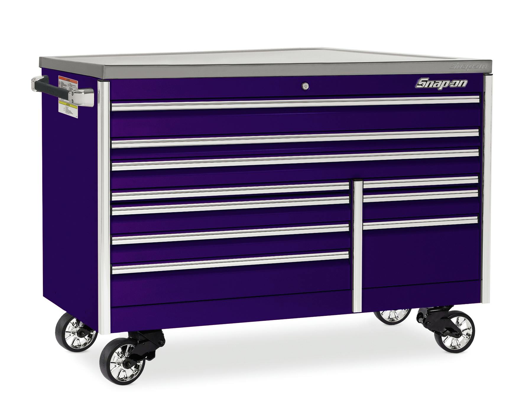 Snap On Tool Box 68” Artic Silver With Purple Trim for Sale in
