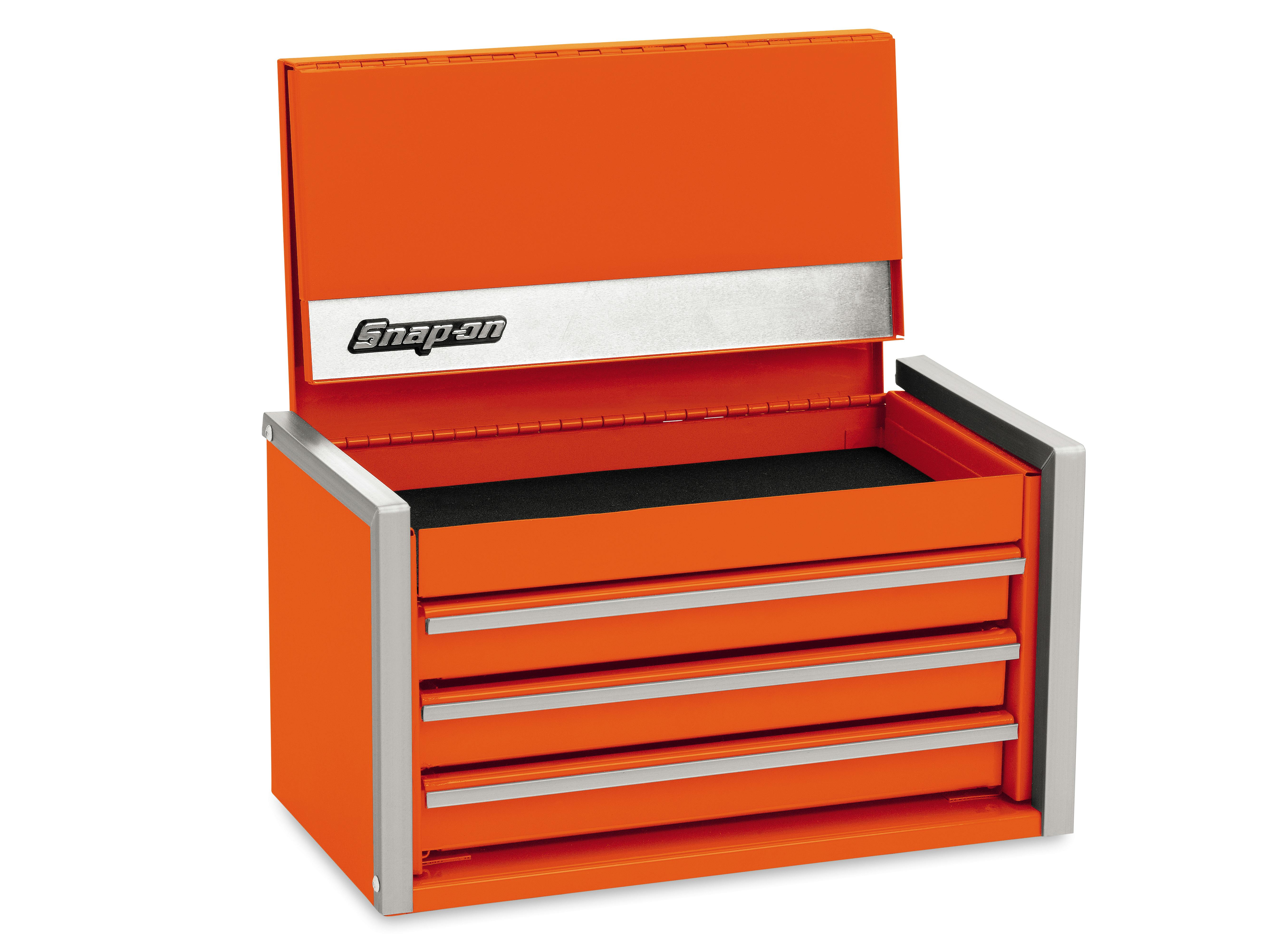 SNAP-ON NEW ELECTRIC Orange Miniature Upper Top Tool Box Base Cabinet Mini  LOGO $769.99 - PicClick