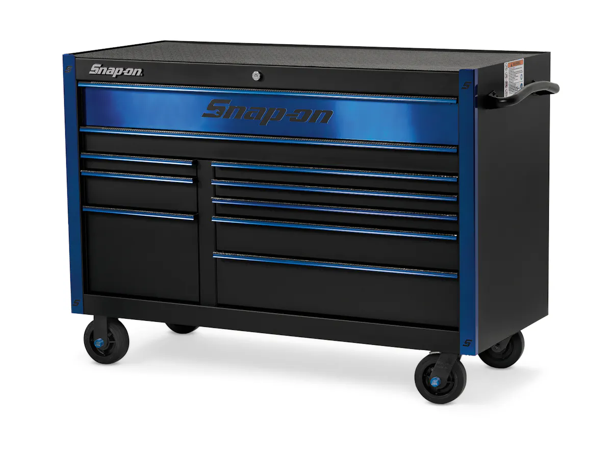10 DRWR ROLLCAB FLT BLK/BLUE