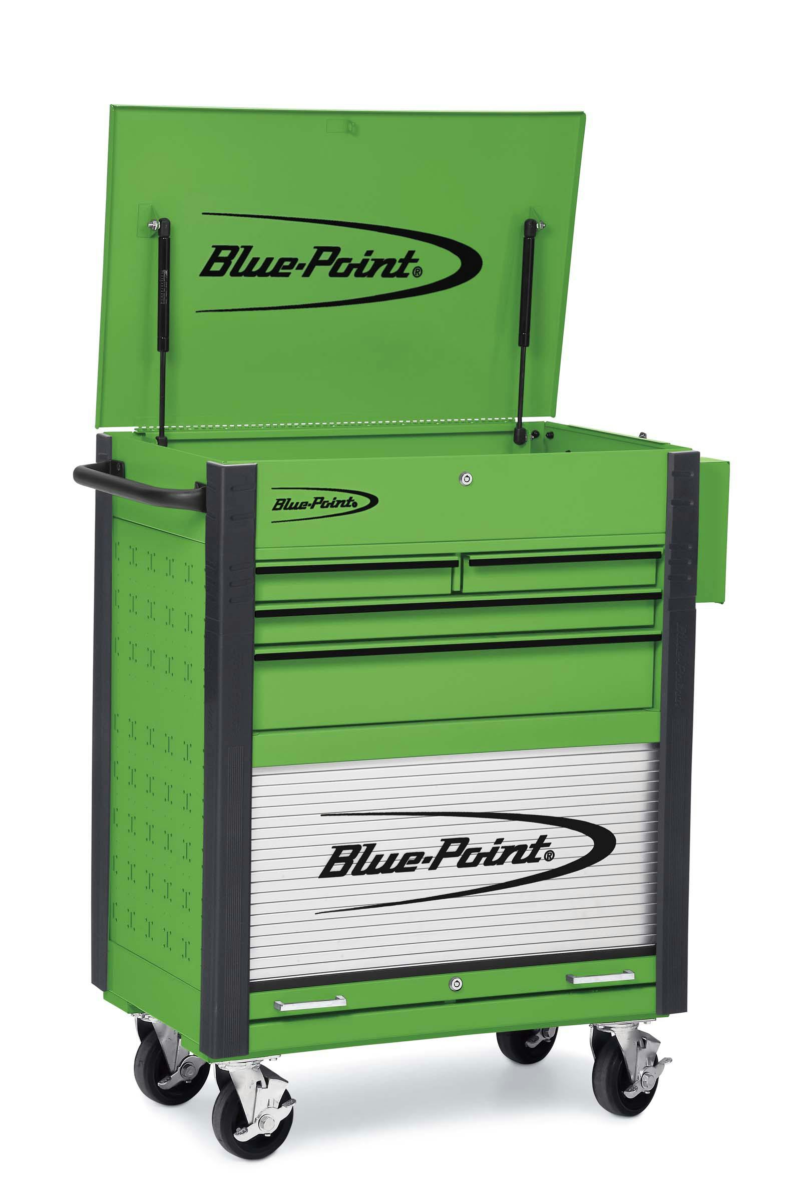 Four-Drawer Service Cart (Blue-Point®) (Extreme Green), KRBC10TBPJJ