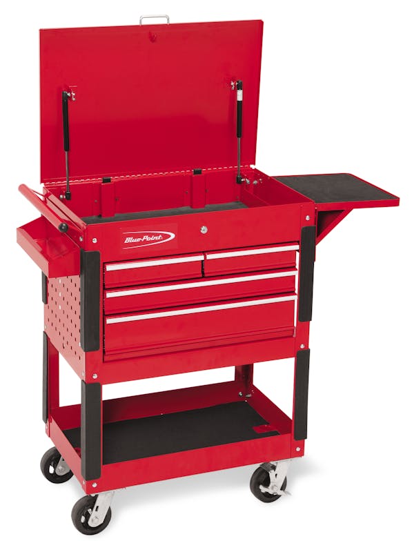 Four-Drawer Service Cart (Blue-Point®) (Red), KRBC10TB