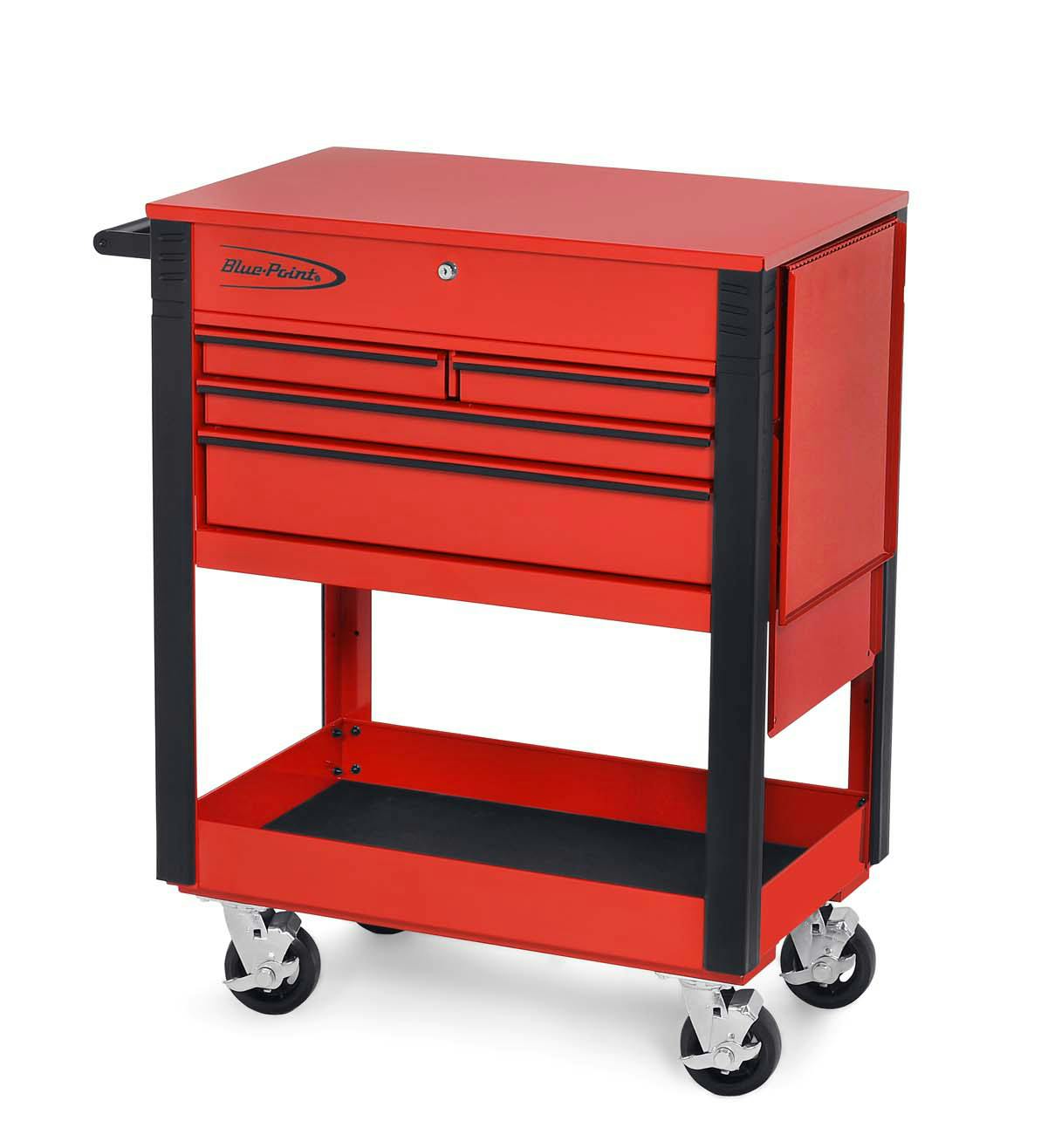 Four-Drawer Service Cart (Blue-Point®) (Red), KRBC10TB