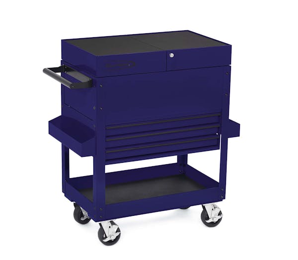 Full Drawer Service Cart - Purple